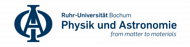 Das Logo und der Fakultät für Physik und Astronomie: From matter to materials